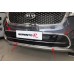 Накладка на решетку переднего бампера Libao (пластик) для Kia Sorento III UM 2014-2020 гг