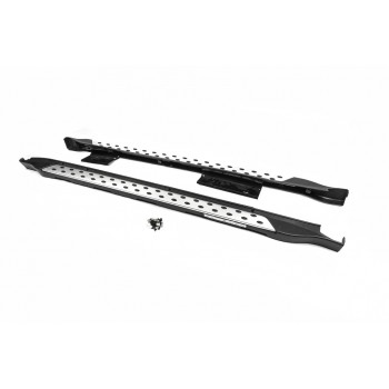 Бокові пороги OEM V2 (2 шт, алюм) для Subaru Outback 2009-2014 рр
