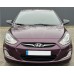 Накладки на зеркала с вырезом под поворот BMW-style (2 шт) для Hyundai Accent 2011-2017 гг
