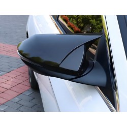 Накладки на зеркала с вырезом под поворот BMW-style (2 шт) для Hyundai Elantra (MD/UD) 2011-2015 гг