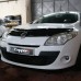 Дефлектор капота 2009-2013 (EuroCap) для Renault Megane III