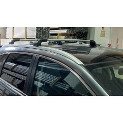 Поперечный багажник на интегрированые рейлинги Strong (2 шт) Серый для Honda CRV 2012-2016 гг