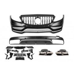 Комплект обвесов с диффузором V1 (AMG C63-designs 2014-2018) для Mercedes C-сlass W205