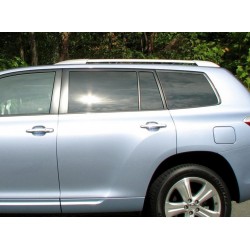 Рейлинги оригинальный дизайн Grey (2 шт) для Toyota Highlander 2008-2013 гг