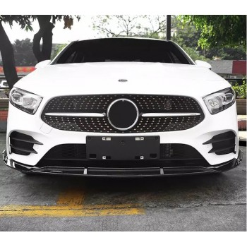 Передняя лип юбка (черная) для Mercedes A-сlass W177 2018- гг