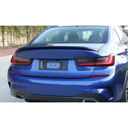 Спойлер LIP V2 (1234 Upgrade, черный глянец) для BMW 3 серия G20/21 2018- гг