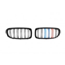 Решетка-ноздри (2 шт, M-Look) для BMW 3 серия F-30/31/34 2012-2019 гг