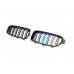 Решетка-ноздри (2 шт, M-Look) для BMW 3 серия F-30/31/34 2012-2019 гг