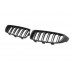 Решетка-ноздри (2 шт, Black Mat) для BMW 4 серия F-32 2012-2020 гг