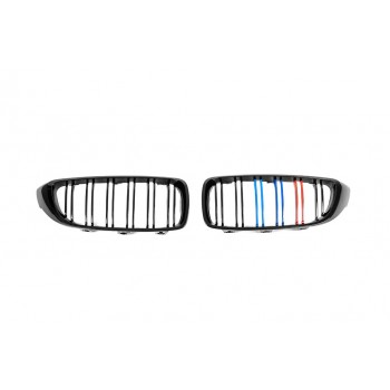 Решетка-ноздри (2 шт, M-Look) для BMW 4 серия F-32 2012-2020 гг