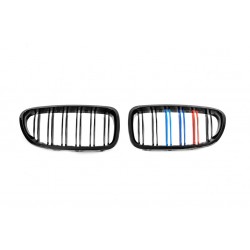 Решетка-ноздри (2 шт, M-Look) для BMW 5 серия F-10/11/07 2010-2016 гг