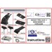 Поперечены в штатные места под ключ Wingbar V3 (2 шт) черные для Nissan X-trail T32/Rogue 2014-2021 гг