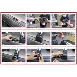 Поперечены в штатные места под ключ Wingbar V3 (2 шт) черные для Nissan X-trail T32/Rogue 2014-2021 гг