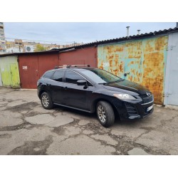 Поперечены в штатные места под ключ Wingbar V3 (2 шт) черные для Mazda CX-7 2006-2012 гг