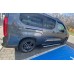 Бокові пороги RedLine V1 (2 шт., алюміній) Коротка база для Toyota Proace City
