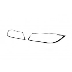 Накладки на фары (2 шт., пласт) для BMW 3 серия E-90/91/92/93 2005-2011 гг