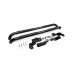 Боковые трубы для длинной базы L 169,5 (2 шт, черные) для Toyota Rav 4 2006-2013 гг
