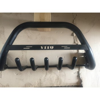 Кенгурятник WT004 (черный) для Fiat Doblo I 2001-2005 гг