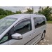 Ветровики с хромом (2 шт, Niken) для Volkswagen Caddy 2004-2010 гг