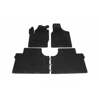 Резиновые коврики Polytep (4 шт, резина) для Volkswagen Sharan 1995-2010 гг