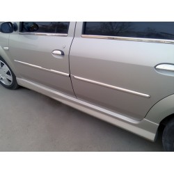 Боковые пороги (под покраску) для Dacia Logan I 2005-2008 гг