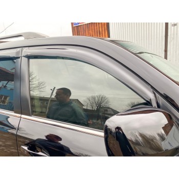 Ветровики 8см (4 шт, HIC) для Toyota Land Cruiser 200