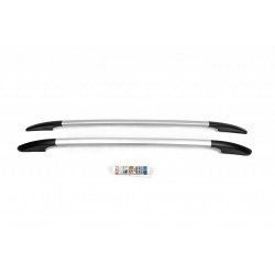 Рейлинги OmsaLine Solid (2 шт, серые) для Citroen C-3 2016-2023 гг