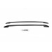Рейлинги OmsaLine Solid (2 шт, черные) для Fiat Punto Grande/EVO 2006-2018 гг