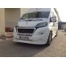 Передняя накладка 2014-2025 (узкая с LED, под покраску) для Peugeot Boxer