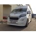 Передняя накладка 2014-2025 (узкая с LED, под покраску) для Peugeot Boxer