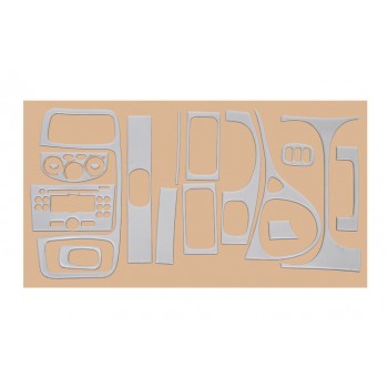 Накладки на панель Алюміній для Nissan Primastar 2002-2014 рр