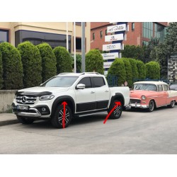 Розширювачі колісних арок (під фарбування) для Mercedes X class