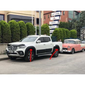 Расширители колесных арок (под покраску) для Mercedes X class