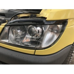 Реснички (ABS, черные) Черный мат для Mercedes Sprinter W901/902/903/904/905 1995-2006 гг