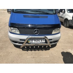 Кенгурятник WT003/4 (нерж.) без надписи, 51мм для Mercedes Vito W638 1996-2003 гг