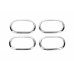 Накладки на внутрішні ручки OmsaLine (4 шт., нерж.) для Renault Lodgy 2013-2022 рр