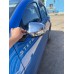 Накладки на зеркала (2 шт., нерж.) для Renault Logan MCV 2013-2022 гг