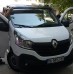 Козырек на лобовое стекло (черный глянец, 5мм) для Renault Trafic 2015- гг