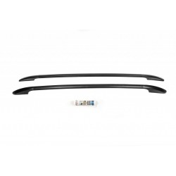 Рейлинги OmsaLine Solid (2 шт, черные) для Volkswagen Amarok 2022- гг