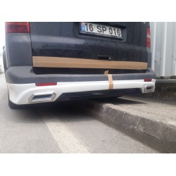 Задняя нижняя накладка Sport 3 (под покраску) для Volkswagen T5 2010-2015 гг