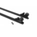 Перемычки на обычные рейлинги под ключ Bold Bar V1 (2 шт) Черные для Volkswagen T5 Caravelle 2004-2010 гг