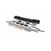Козирок лобового скла під багажник DAKAR (LED) для Volkswagen Amarok 2010-2022 рр