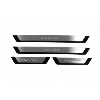 Накладки на пороги Flexill (4 шт, нерж) Sport для Opel Insignia 2008-2017 гг Накладки на пороги Flexill (4 шт, нерж) Sport для Opel Insignia 2008-2017 гг