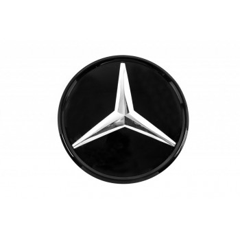 Передня емблема під склом, чорна окантовка a0008880111 (Для GLE) для Mercedes GLE/ML сlass W166