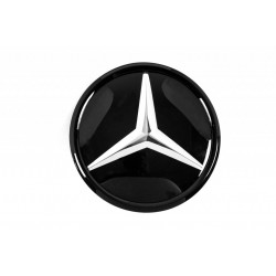 Передня емблема під склом, чорна окантовка a0008881000 для Mercedes E-сlass W213 2016- рр