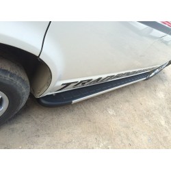 Бокові пороги Duru (2 шт., алюміній) Довга база для Volkswagen T5 Caravelle 2004-2010 рр