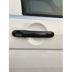 Накладки на ручки (натуральный карбон) 4 ручки для Volkswagen Caddy 2004-2010 гг