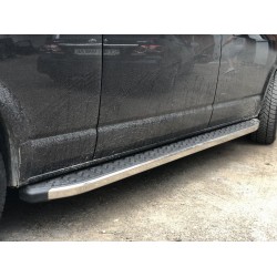 Бокові пороги BlackLine (2 шт, алюміній) Довга база для Volkswagen T5 2010-2015 рр