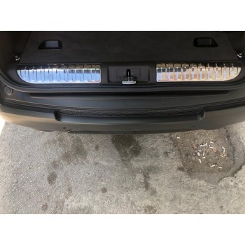 Накладка на задний порог (нерж) для Range Rover Sport 2014-2022 гг