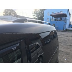 Рейлінги хром Стандартна база, Пластикова ніжка для Volkswagen Caddy 2010-2015 рр